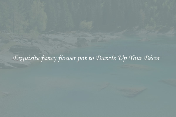 Exquisite fancy flower pot to Dazzle Up Your Décor  