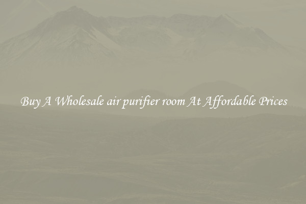Buy A Wholesale air purifier room At Affordable Prices