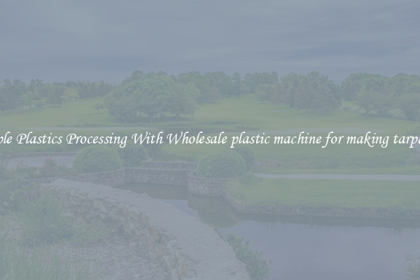 Simple Plastics Processing With Wholesale plastic machine for making tarpaulin