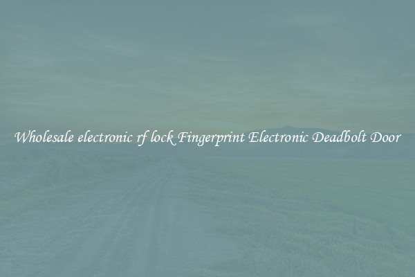 Wholesale electronic rf lock Fingerprint Electronic Deadbolt Door 