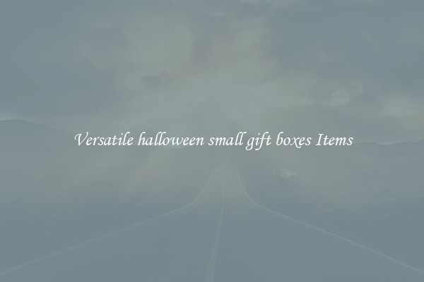 Versatile halloween small gift boxes Items